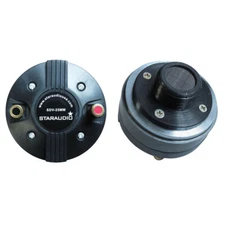 Pair 25MM PA Speaker Driver Horn Tweeters Titanium Compression Screw-on Drivers