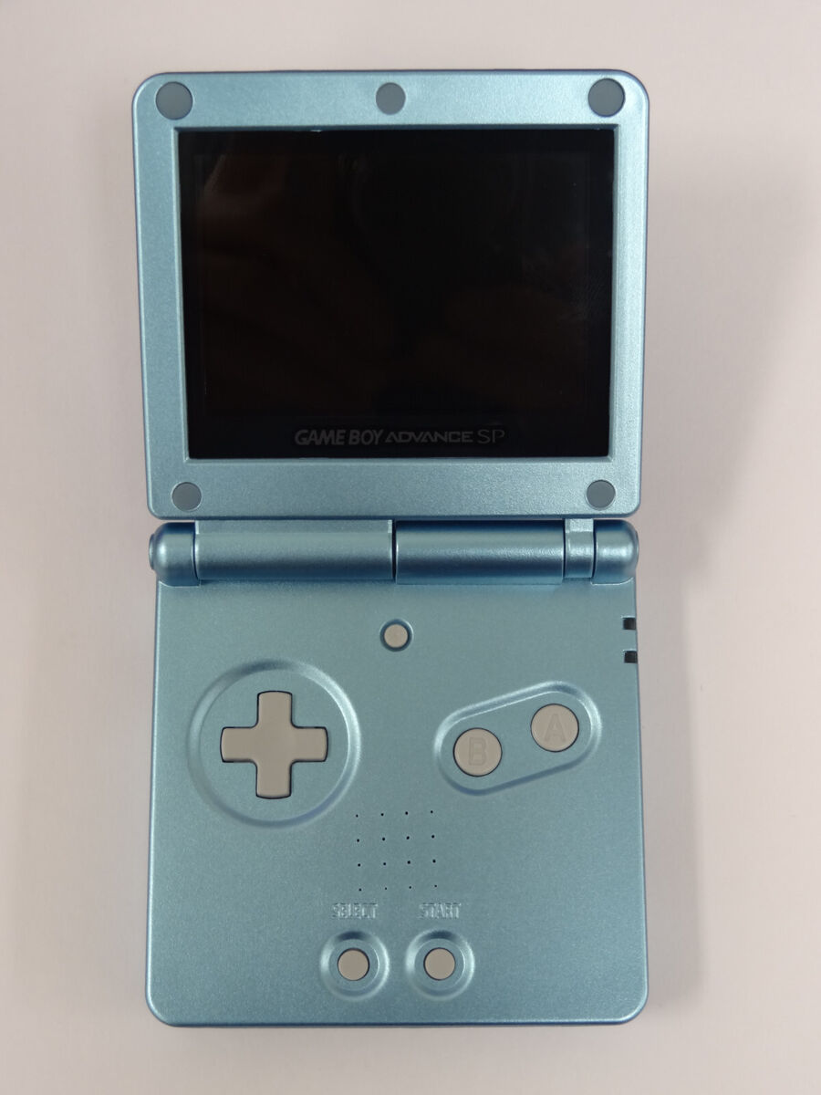 Nintendo GameBoy Advance SP System Pearl Blue w/ Charger Discounted