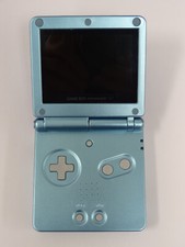 Pearl Blue Nintendo Game Boy Advance SP AGS-1...