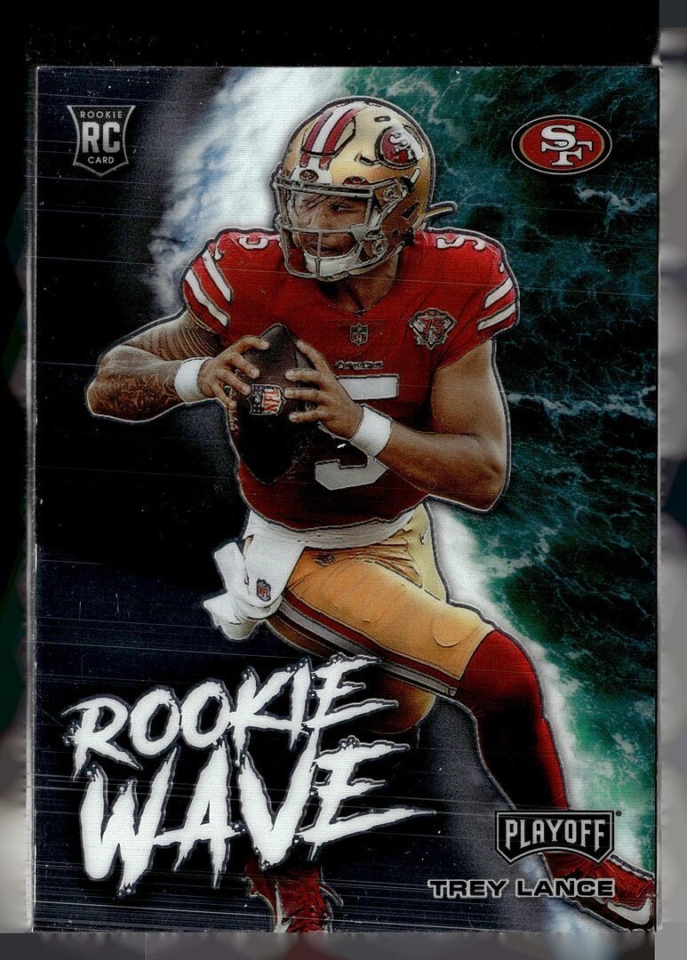 2021 PLAYOFF ROOKIE WAVE TREY LANCE 49ERS