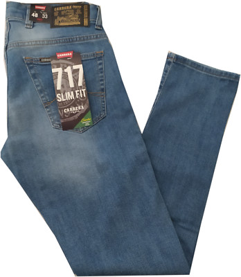 Herren Jeans CARRERA 717 elastic Spintec 46 48 50 52 54 56 58 60 62 SlimFit hell