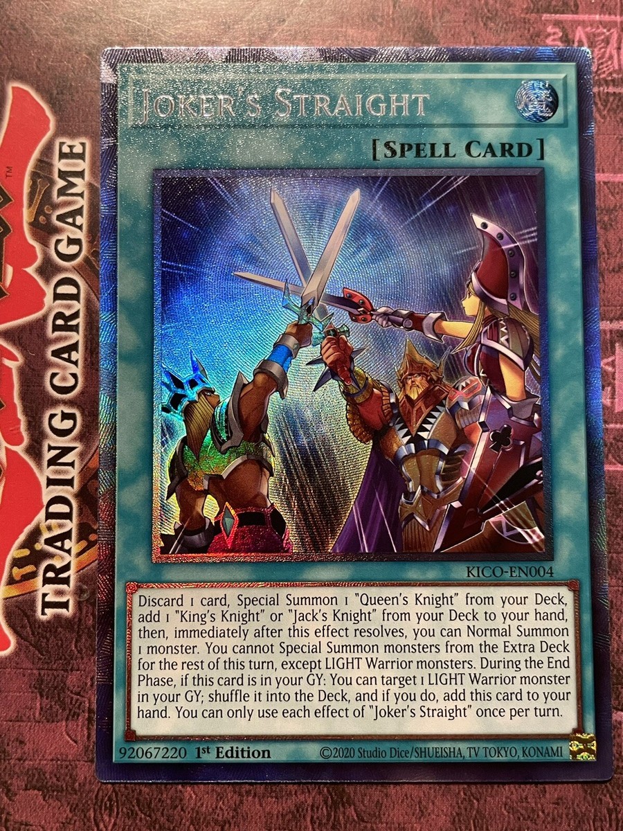 Joker's Straight - KICO-EN004 - Collector's Rare - 1st Edition