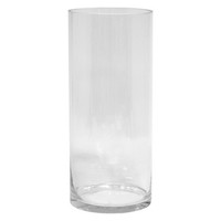 INNA-Glas Blumenvase Sansa Ocean, Klar, 35Cm, Ø15Cm