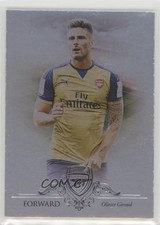 2016 Futera Unique Arsenal Silver 18/21 Olivier Giroud Oliver Giroud #20 0j4n