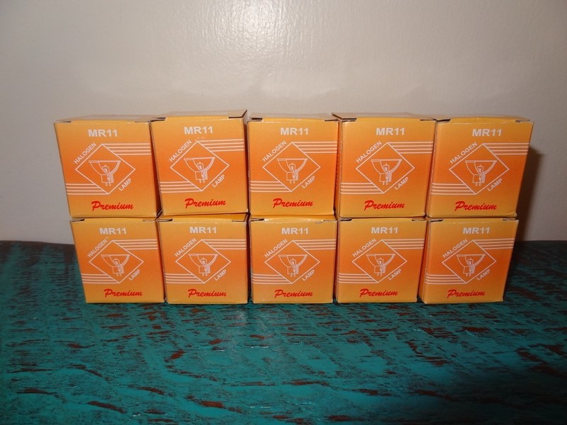Ten NEW Halogen MR11 FTD/WC 12v 20W/30 o