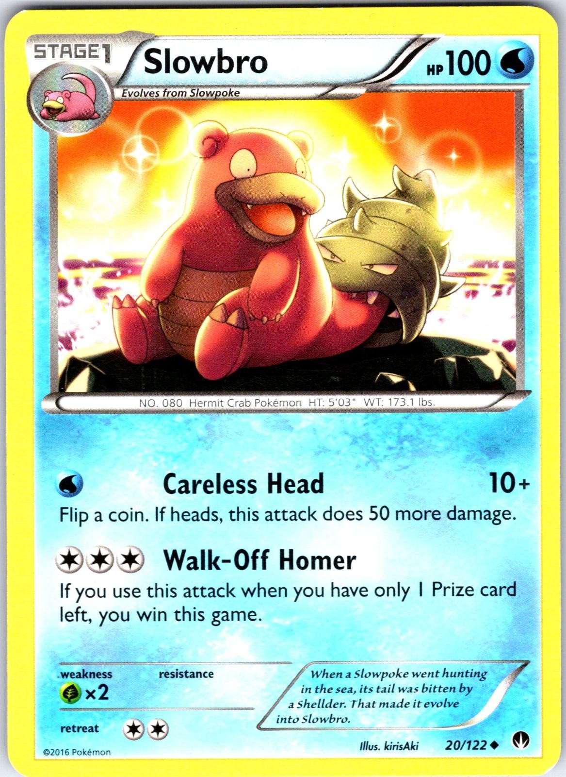 Slowbro 20/122 Uncommon BREAKpoint Pokemon Near Mint