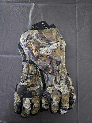 SITKA Blizzard Pro GTX Mens L Gore-Tex Optifade Timber Hunting Gloves NEW