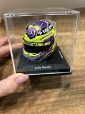 Spark 1/5 F1 mini replica helmet Lewis Hamilton 2024 British Grand Prix Mercedes