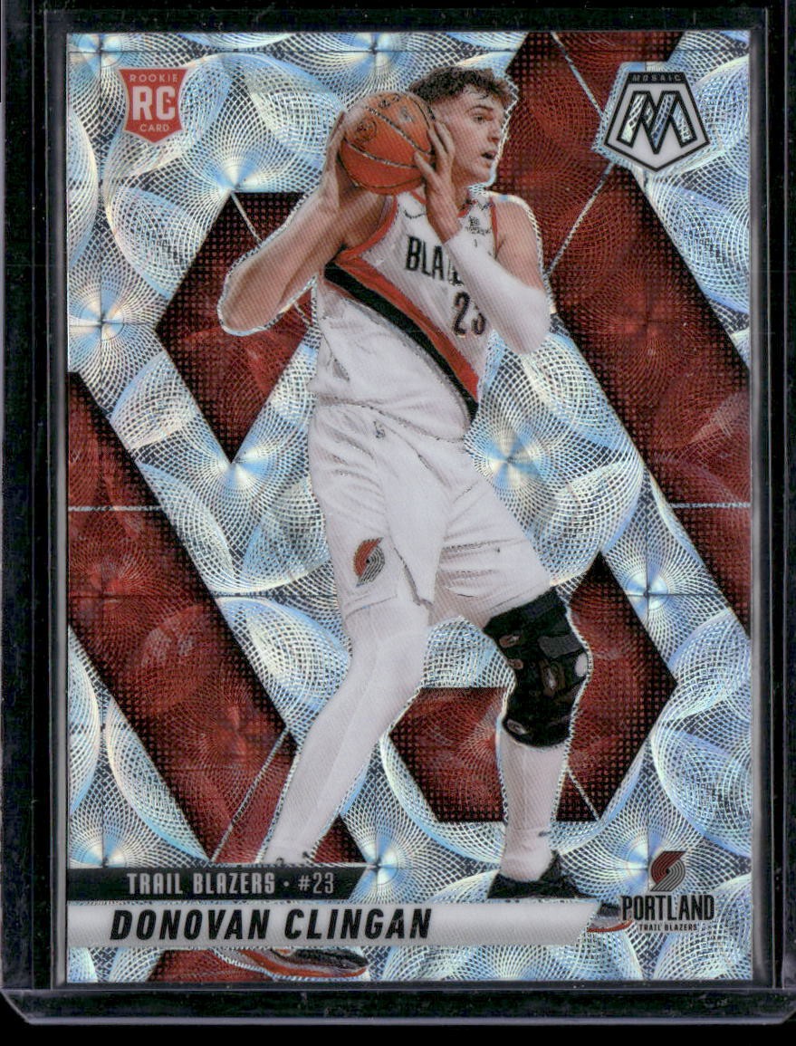2024-25 Panini Mosaic #246 Donovan Clingan International Mosaic