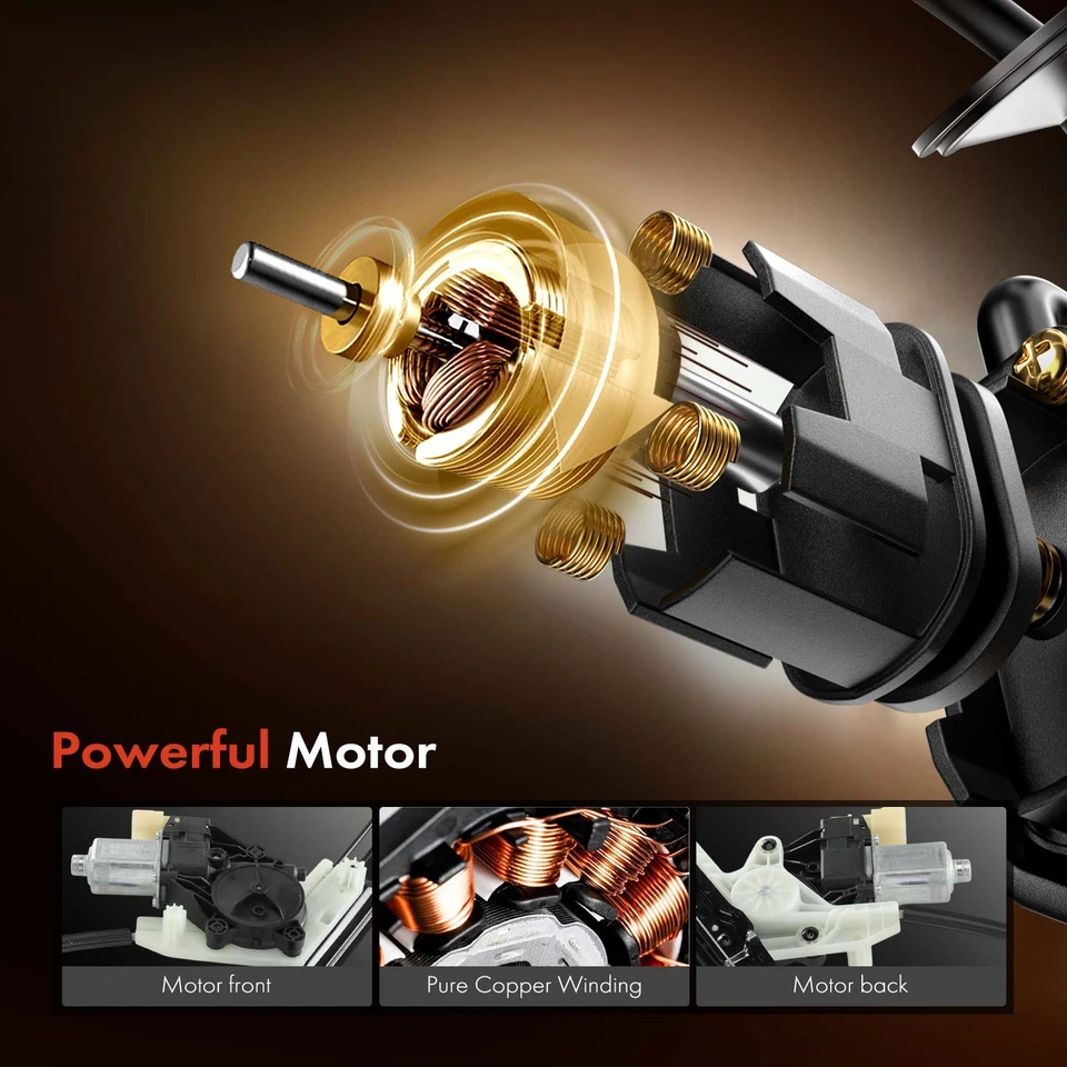 Conjunto de regulador y motor del pasajero delantero para Jaguar E-Pace 2018-2024 J9C31880 Foto 4 de 4