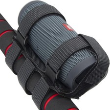Portable Bike Golf-Cart Speaker Mount - Adjustable Strap Black Grained Max