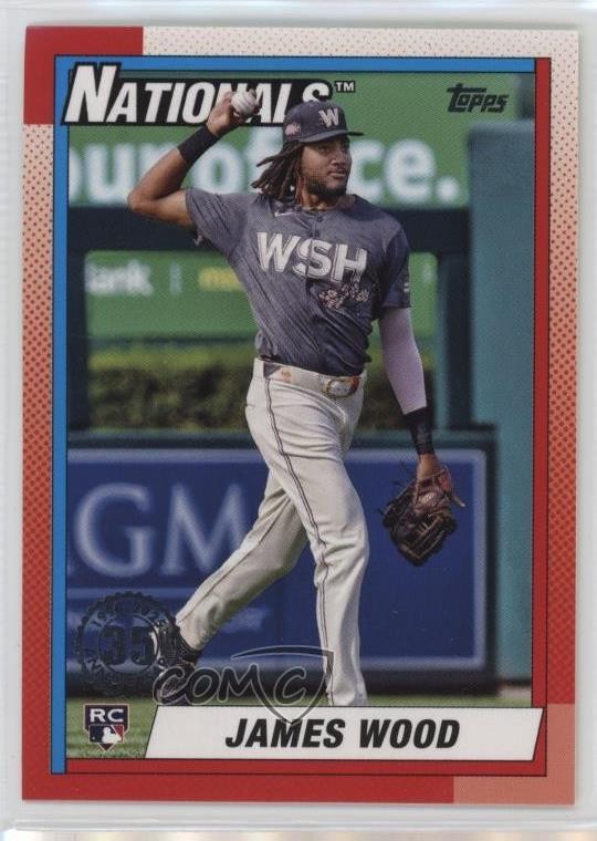 2025 Topps Series 1 1990 Topps Baseball James Wood #T90-39 1m3v