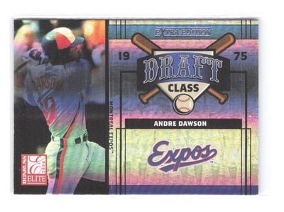 2004 Donruss Elite Extra Edition Andre Dawson Lee Smith #/500 Draft Class SP