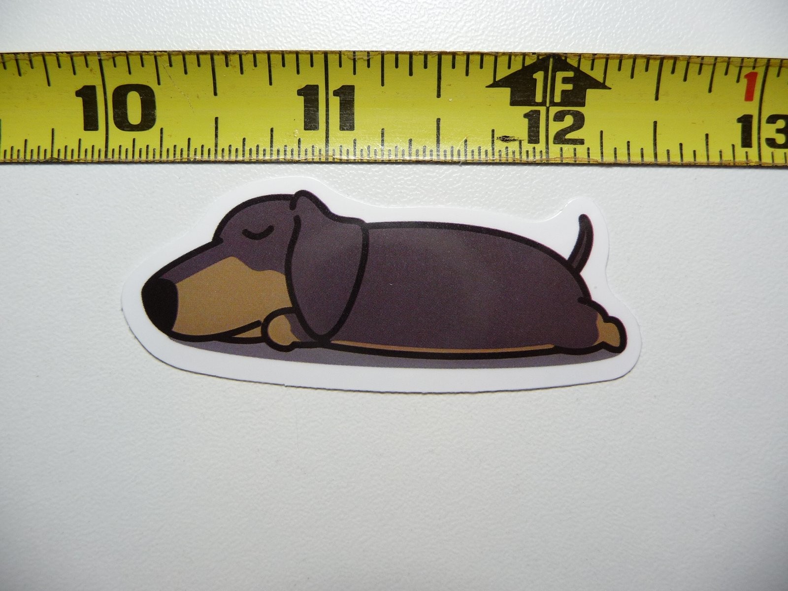 Adorable Dachshund Nap Time Sticker Decal - Cute Pet Pride