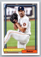2021 Topps Update 1992 Redux  Justin Verlander T92-22