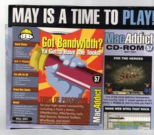 4 Mac Addict CD-ROM Discs  Sleeves  UNUSED