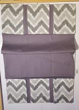 NEW Bacati Zigzag Nursery Storage Changing Table Storage Runner Grey