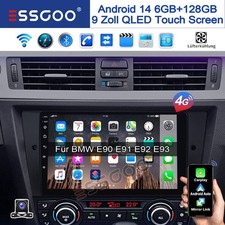 6+128G Autoradio F�r BMW 3er E90 E91 E92 E93 Android 15 Carplay GPS WIFI KAM+ FM