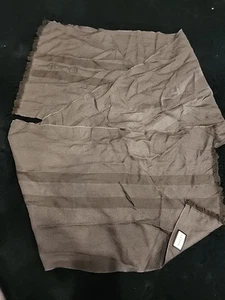 Echarpe évasée Gucci laine gris foncé authentique GUCCI