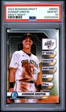 2024 BOWMAN DRAFT BOWMAN DRAFT NIGHT #BDN2 KONNOR GRIFFIN PSA 10
