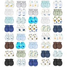 Geyoga 40 Pairs Baby Mittens Newborn Gloves 0-6 Months Medium, Colorful