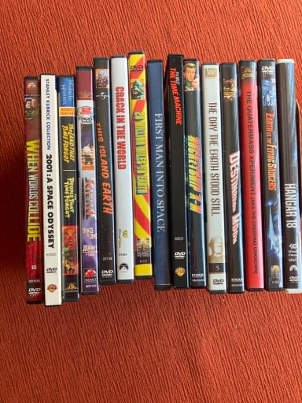 Like New Lot of 15 Vintage Science Fiction Classics on DVD Sci-Fi Classics