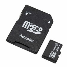 Micro SDHC Card 32 GB Class 10  High Speed SD Adapter
