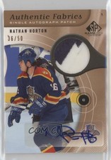 2005 SP Game Used Edition Authentic Fabrics 36/50 Nathan Horton Patch Auto 0uj7
