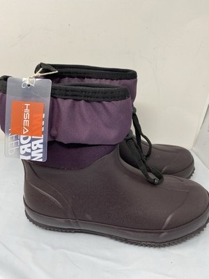 HISEA  Waterproof Rain Boots Ankle Garden Boots Mud Chore Working Boots Men s 9