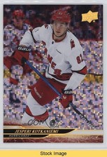 2024 Upper Deck Series 2 Rainbow Speckled Foil Jesperi Kotkaniemi #276 READ 6kv