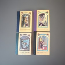 Lemony Snicket A Series of Unfortunate Events Hardcover Lot Books 1, 3, 4, 5