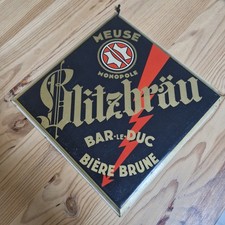 Ancien Glacoide Meuse Monopole Blitzbrau Bar Le Duc Biere Brune