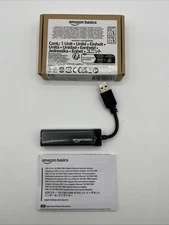 Amazon Basics USB 3.0 to 10/100/1000 Gigabit Ethernet Internet Adapter