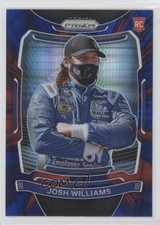 2021 Panini Prizm Red & Blue Hyper Prizm Josh Williams #23 ht1