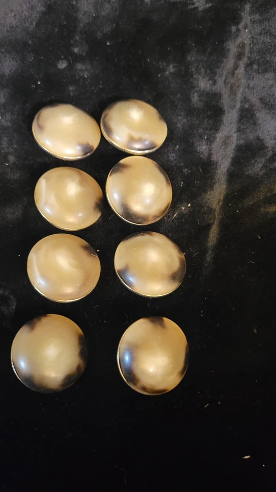 Buttons - HORN shank buttons  - Lot of 8 - Image 3 of 3