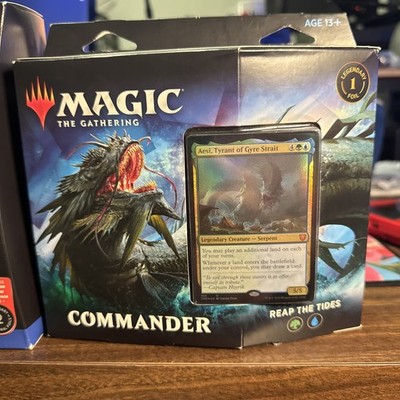 Magic The Gathering Commander Legends Commander Deck Reap The Tides - NEW MTG 