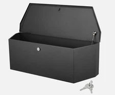 Trailer Tongue Tool Storage Box 36 x 12 x 12 inch Carbon Steel + Lock Keys