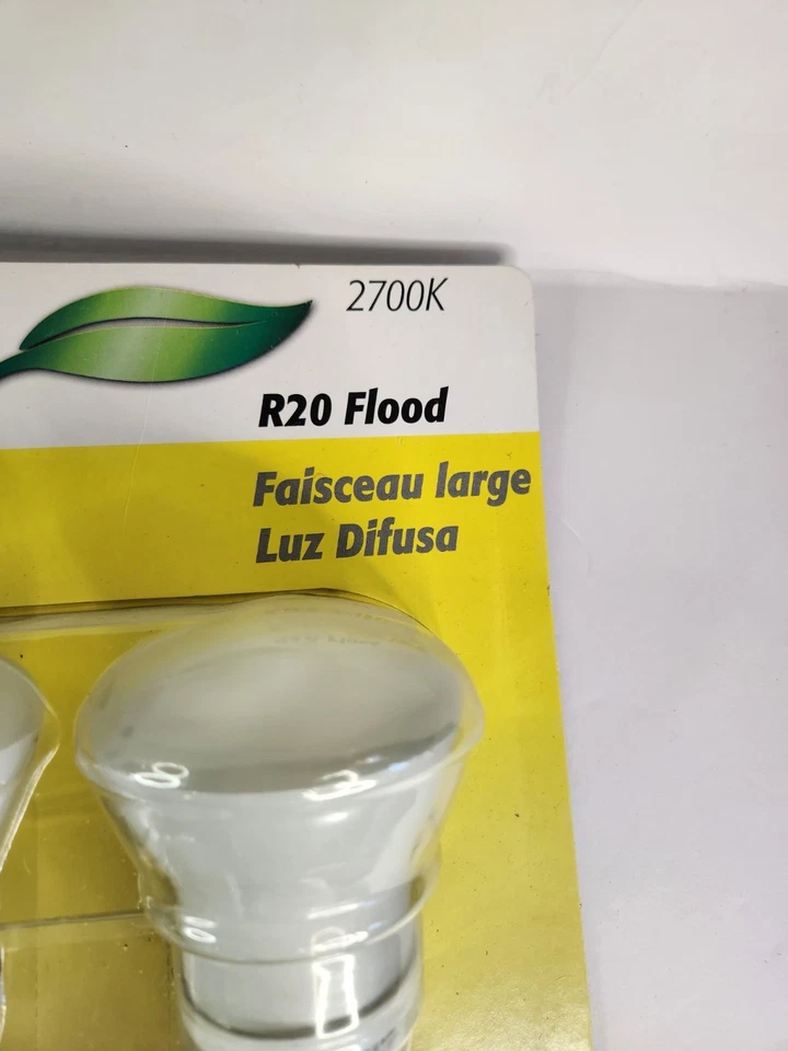 Sylvania 14W Compact Flood Fluorescent Lamp R20 Reflector Warm White 4 Bulbs - Image 4 of 4