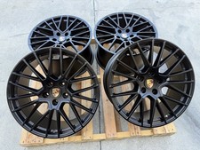 21 Porsche Cayenne Gts Oem Rs Spyder Original Factory Stock Black Wheels Rims 21 Porsche Cayenne Gts Oem Rs Spyder Original Factory Stock Black Wheels Rims
