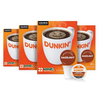 Coffee Hazelnut Flavored Keurig K-Cup Pods 88 Count