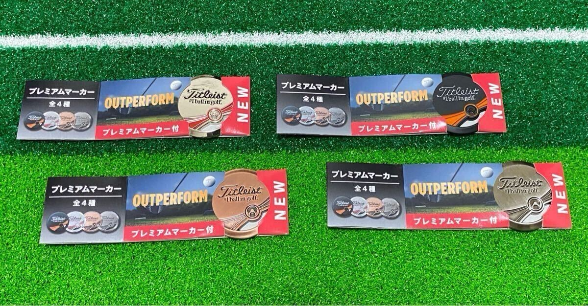 Titleist Premium Ball Marker Set of 4 2023 "not for sale" Ja