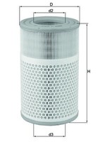 Luftfilter Knecht LX 2079 Filtereinsatz FüR Saab YS3E Tid