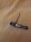 1960s TEM TEX Advertising Mascot Cowboy Neck Tie Tack Western Shirt Co New MOC — photo 6