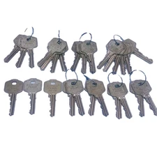 28 Kaba Peaks High Security Lock Keys A02 G18 From Locksmith CUT USED