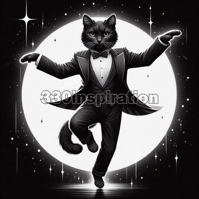 Digital Image Picture Photo Wallpaper Background Desktop Art Dancing Cat #A211