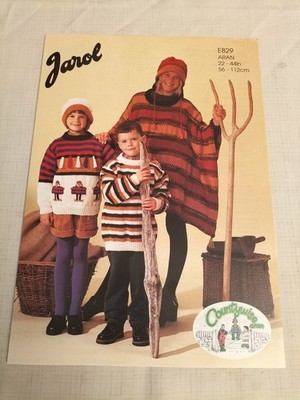 Jarol Pullover, Ponchos Mützen 22 - 44'' Strickmuster Countywise Aran