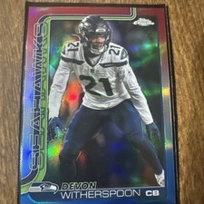 2025 Topps Chrome Football - DEVON WITHERSPOON #277 RED WHITE & BLUE