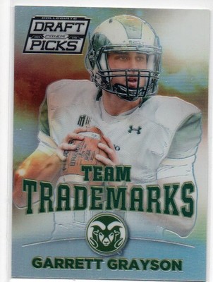 2015 Prizm Draft Picks Team Trademarks #20 Garrett Grayson Colorado St    xx