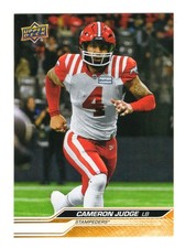2024 UD CFL Cameron Judge Card #5 Calgary Stampeders UCLA