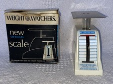Vintage 1968 Official 16 oz Weight Watchers Kitchen Scale in Original Box